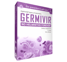 治疗消化系统寄生虫的Germivir片剂